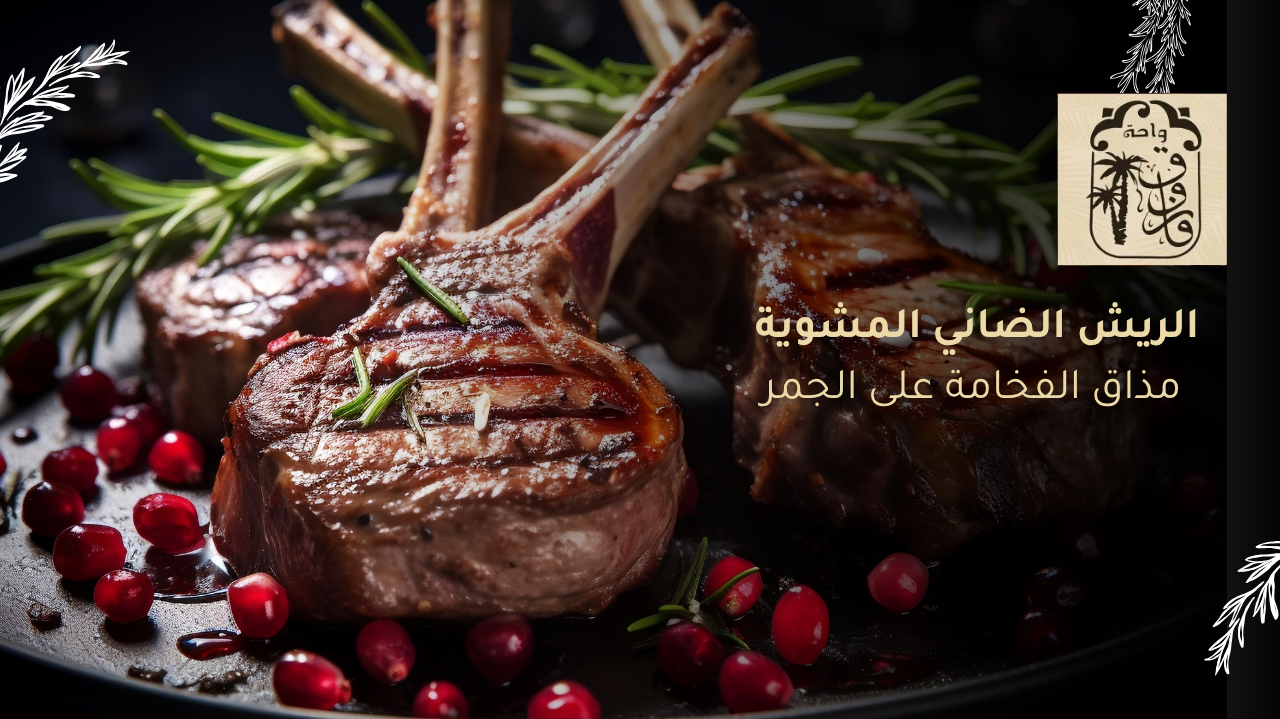 الريش الضاني المشوية: مذاق الفخامة على الجمر